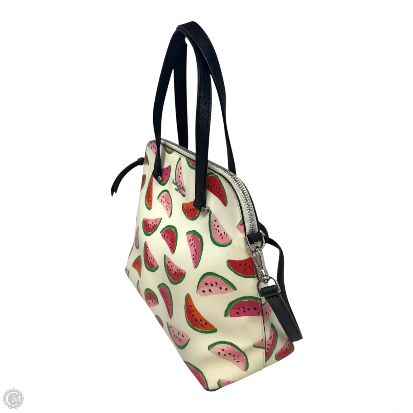 Maise Watermelon Satchel Handbag Designer By Kate Spade, Size: Medium