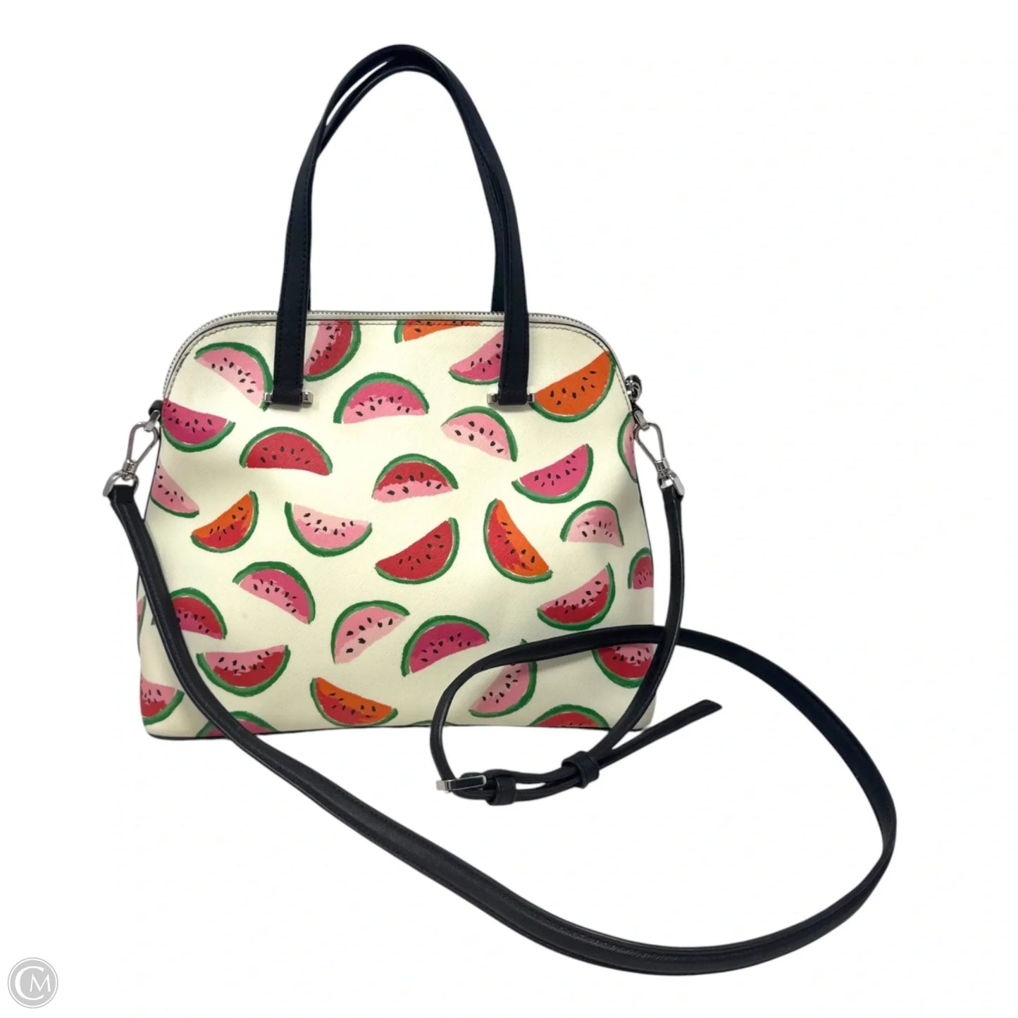 Maise Watermelon Satchel Handbag Designer By Kate Spade, Size: Medium