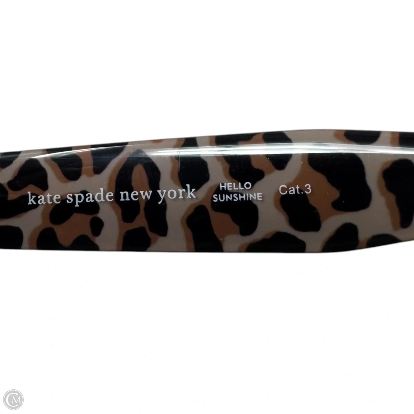 Tammy Leopard Sunglasses Designer By Kate Spade, Size: