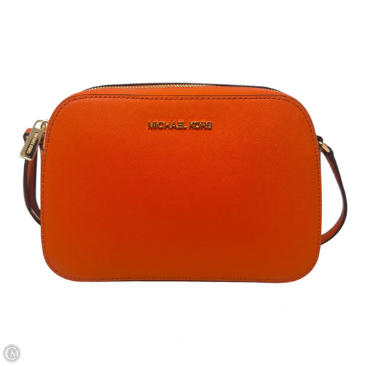 Crossbody Leather By Michael By Michael Kors, Size: Medium