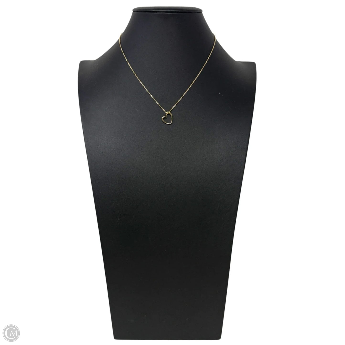 Bronze Open Heart Pendant Necklace By Dyadema Italy