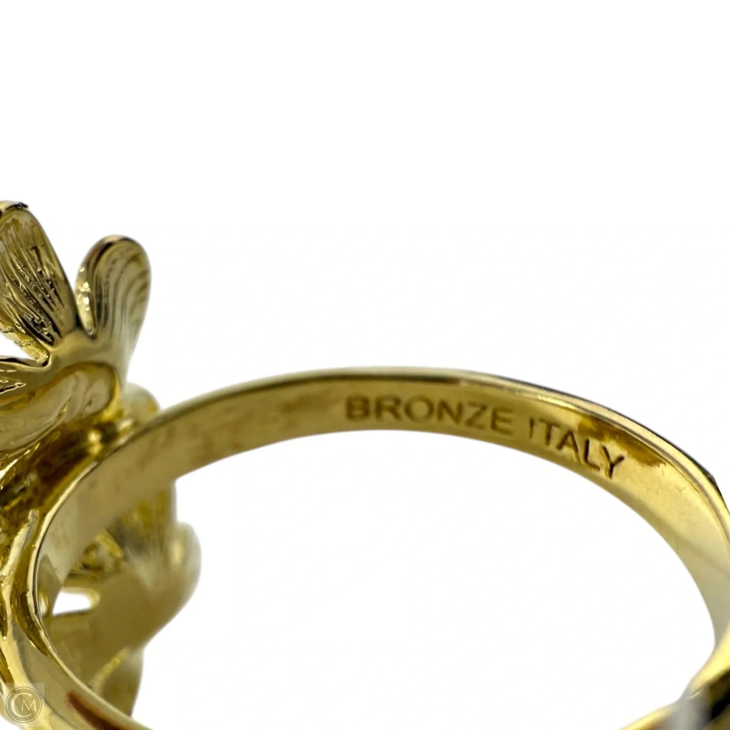 Bronze Flower Ring By Dyadema Italy, Size: 7.5
