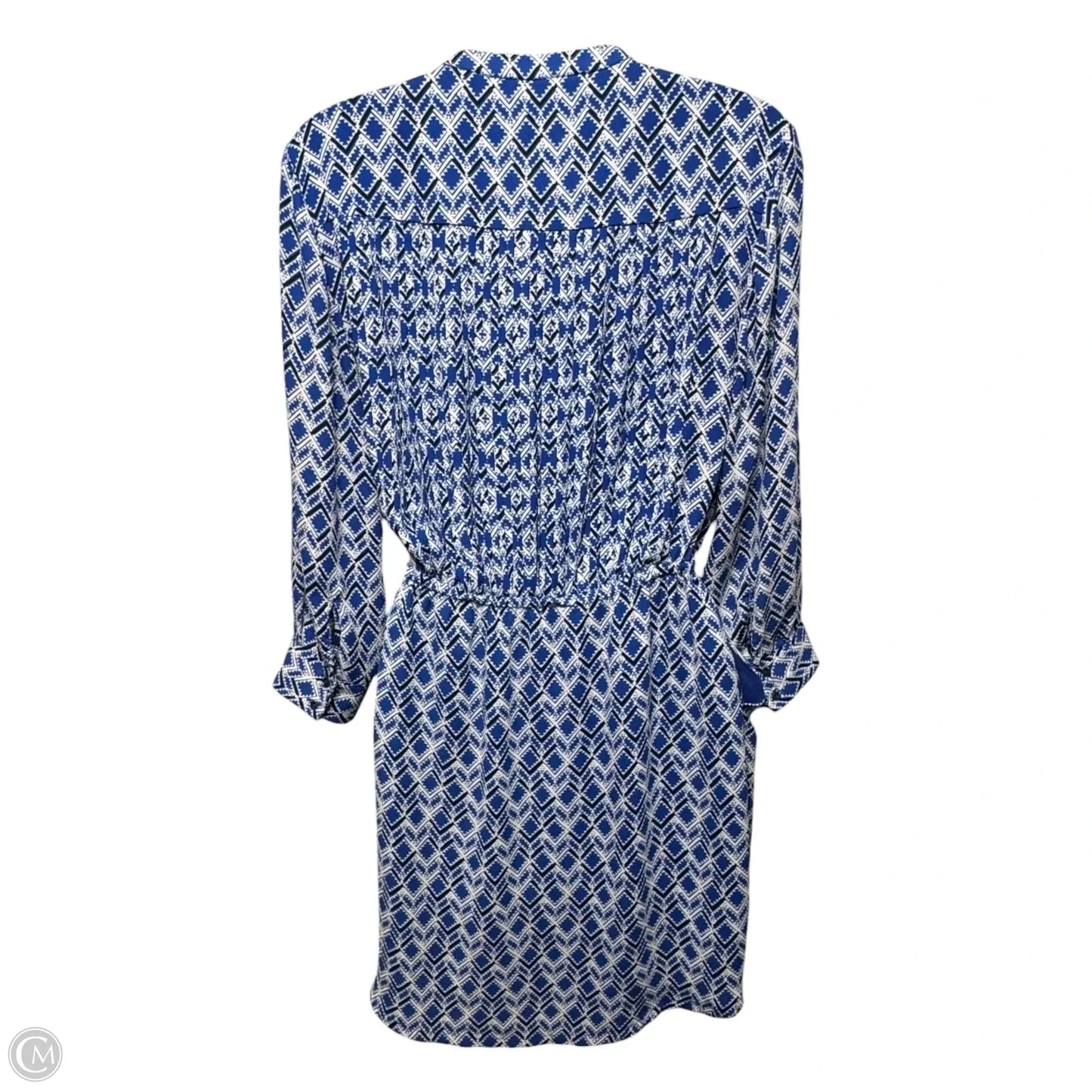 Dress Casual Short By Maeve In Blue & White, Size: Xs