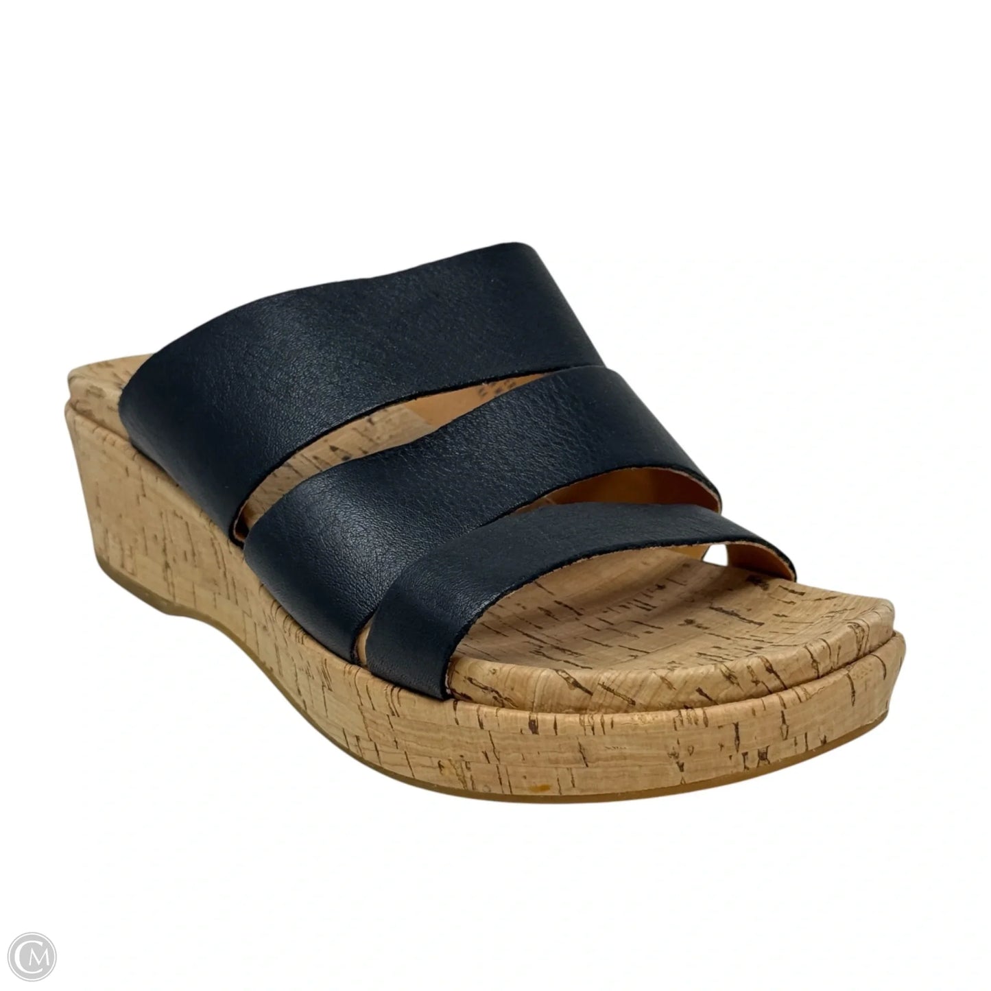 Menzie Wedge Sandals By Kork Ease In Black, Size: 6
