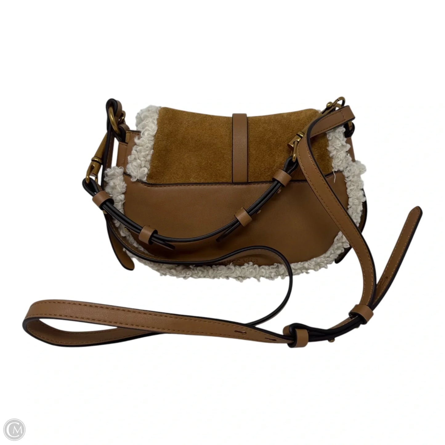 Faux Shearling Handbag By Dolce Vita, Size: Small