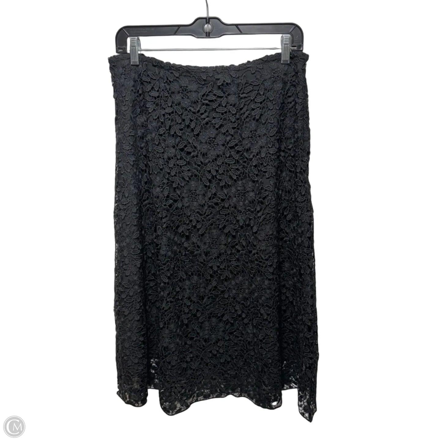 Skirt Midi By Garnet Hill In Black, Size: 8