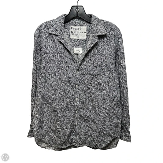 Joedy Top Long Sleeve By Frank And Eileen In Black & White, Size: S