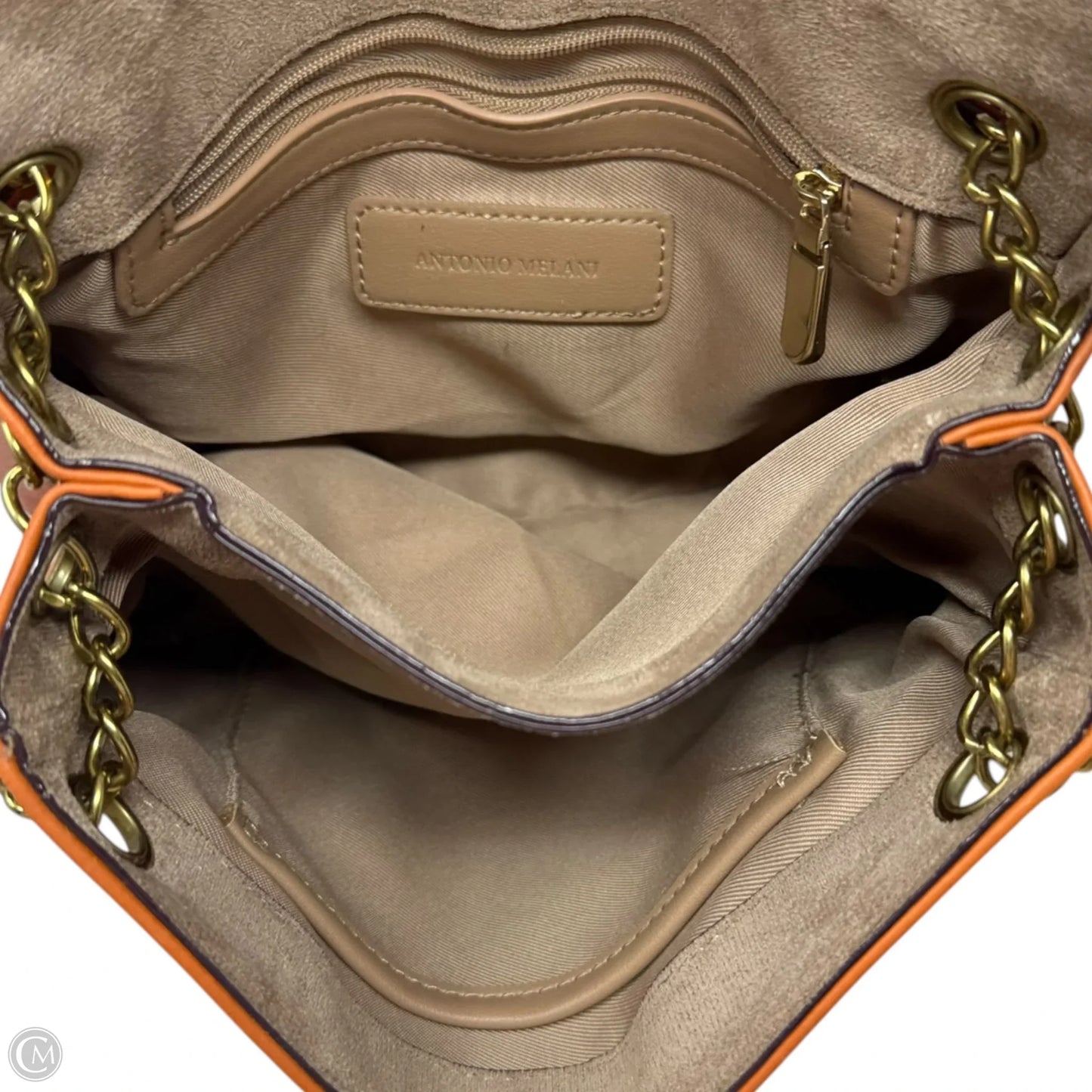 Crossbody Leather By Antonio Melani, Size: Medium