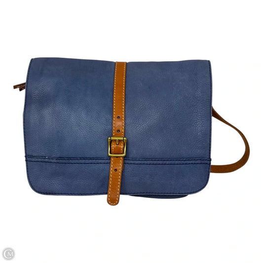 Crossbody Leather By Fossil, Size: Medium