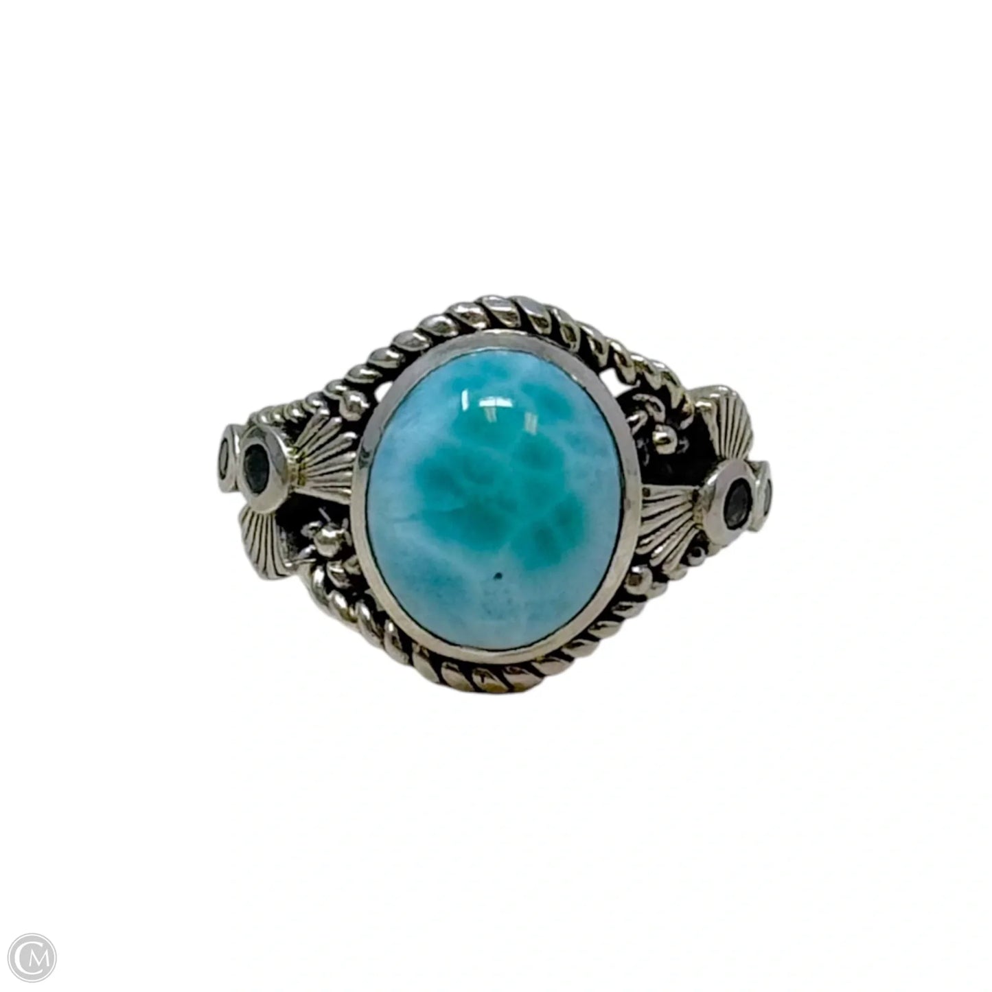 Larimar Ring Sterling Silver By D’Joy, Size: 7