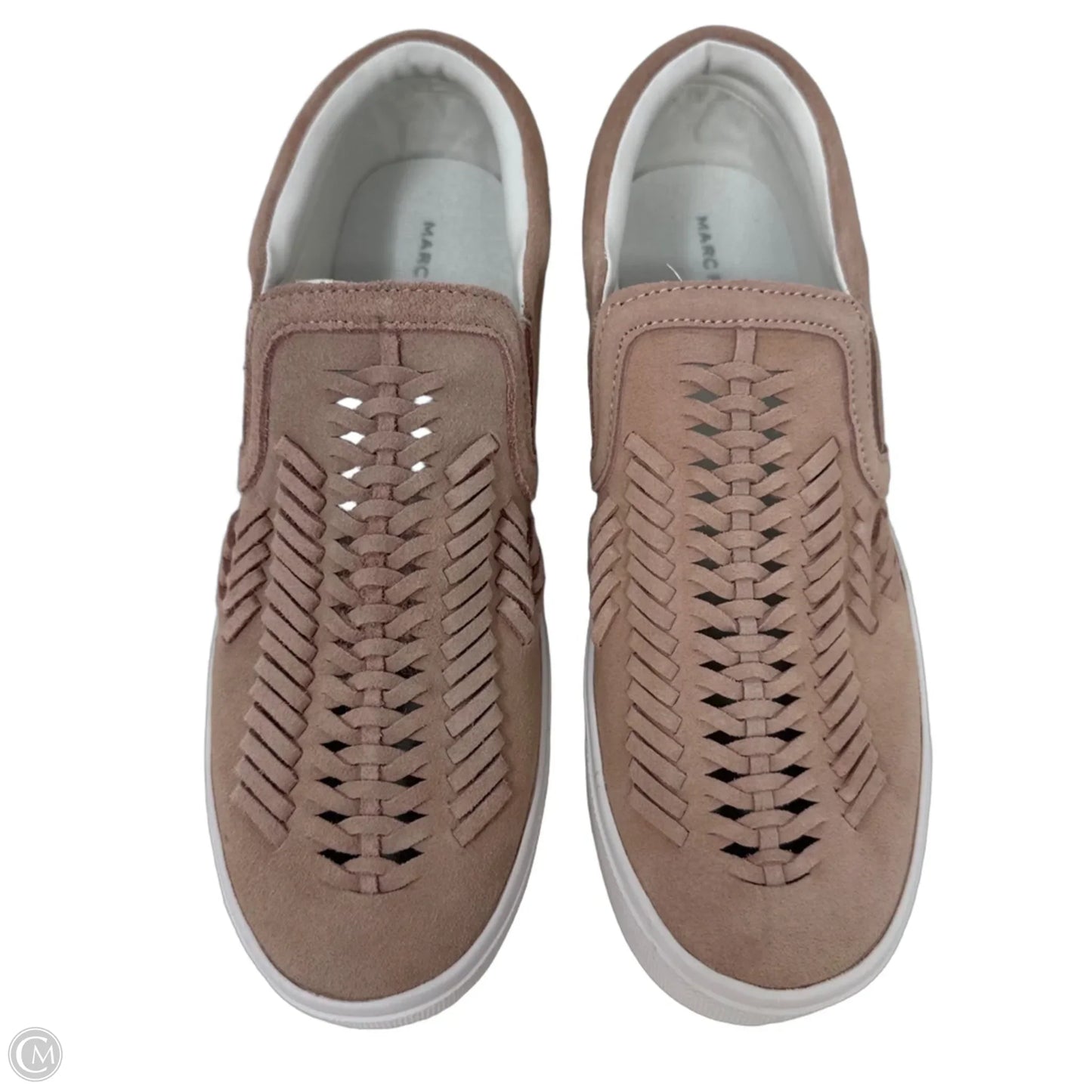 Suede Woven Shoes Sneakers By Marc Fisher In Pink, Size: 8.5