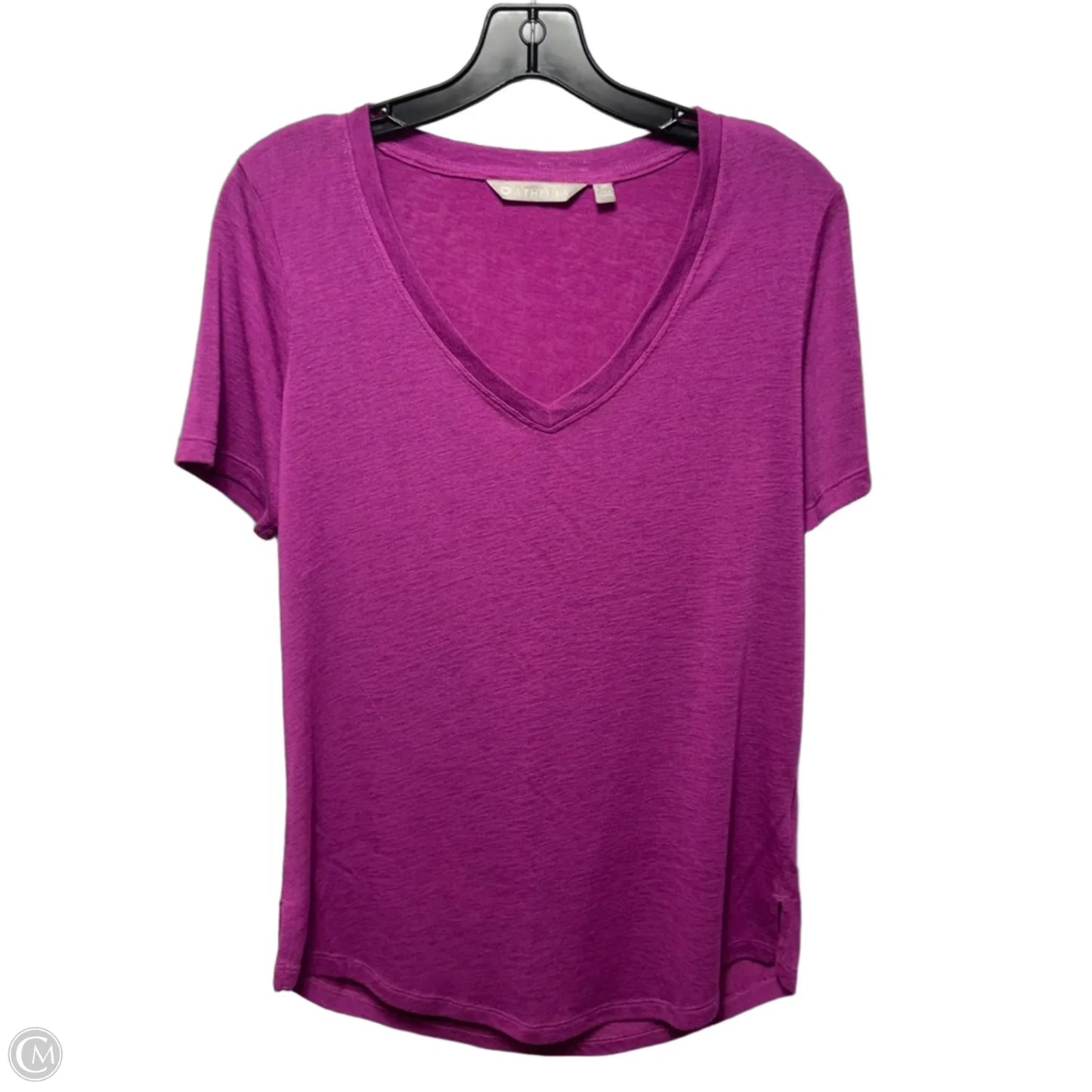 Top Short Sleeve Basic By Athleta In Purple, Size: M