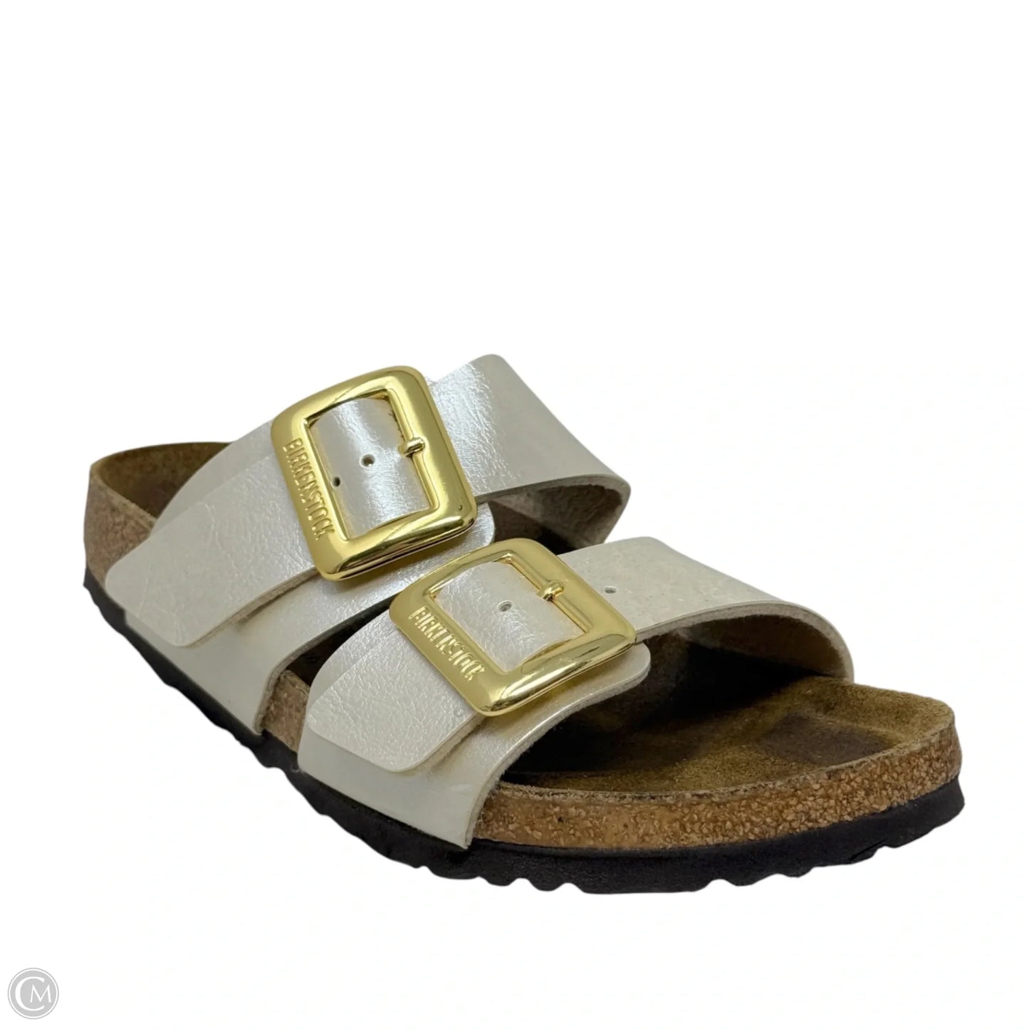Arizona Big Buckle Sandals By Birkenstock In Cream, Size: 6