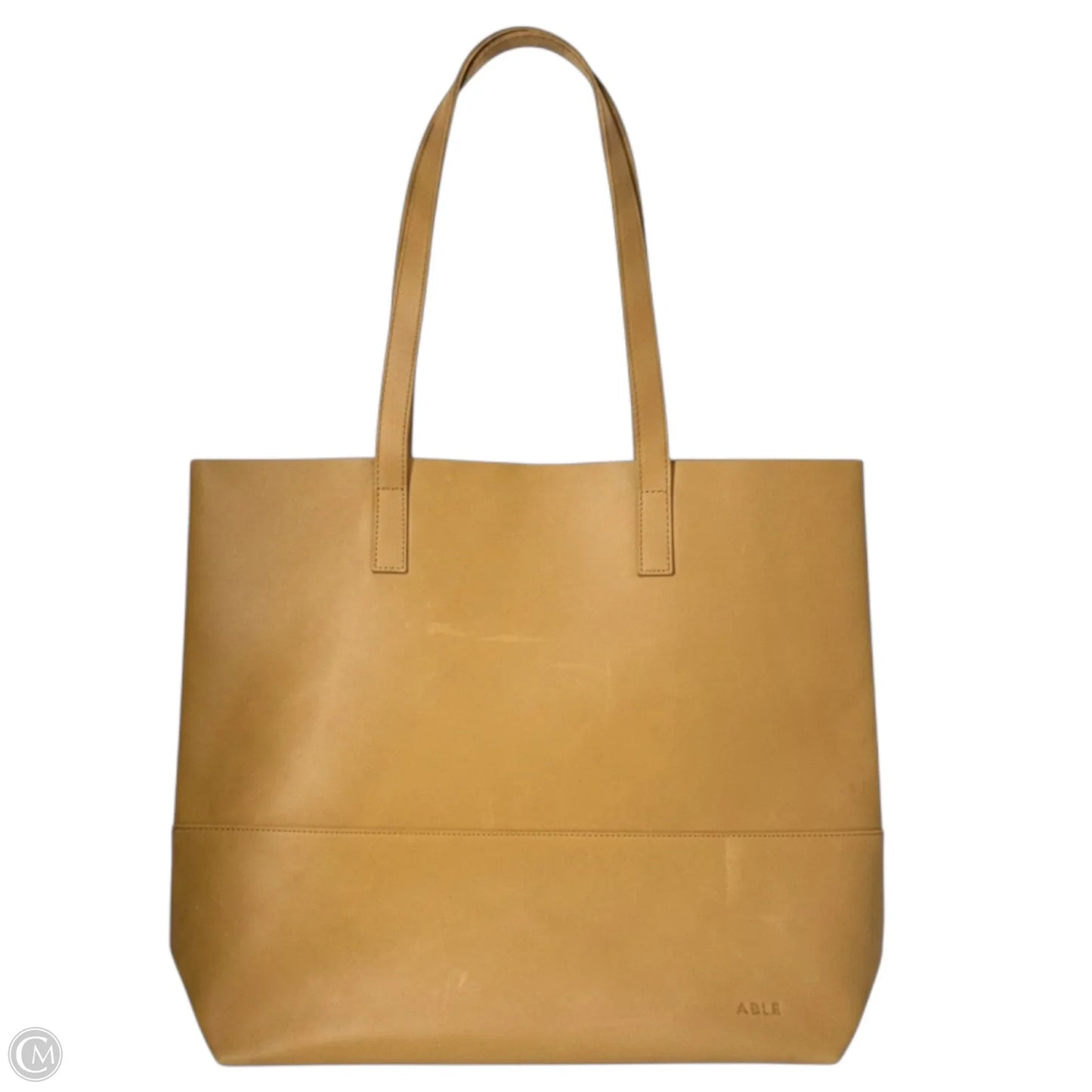 Tote Leather By Able, Size: Medium