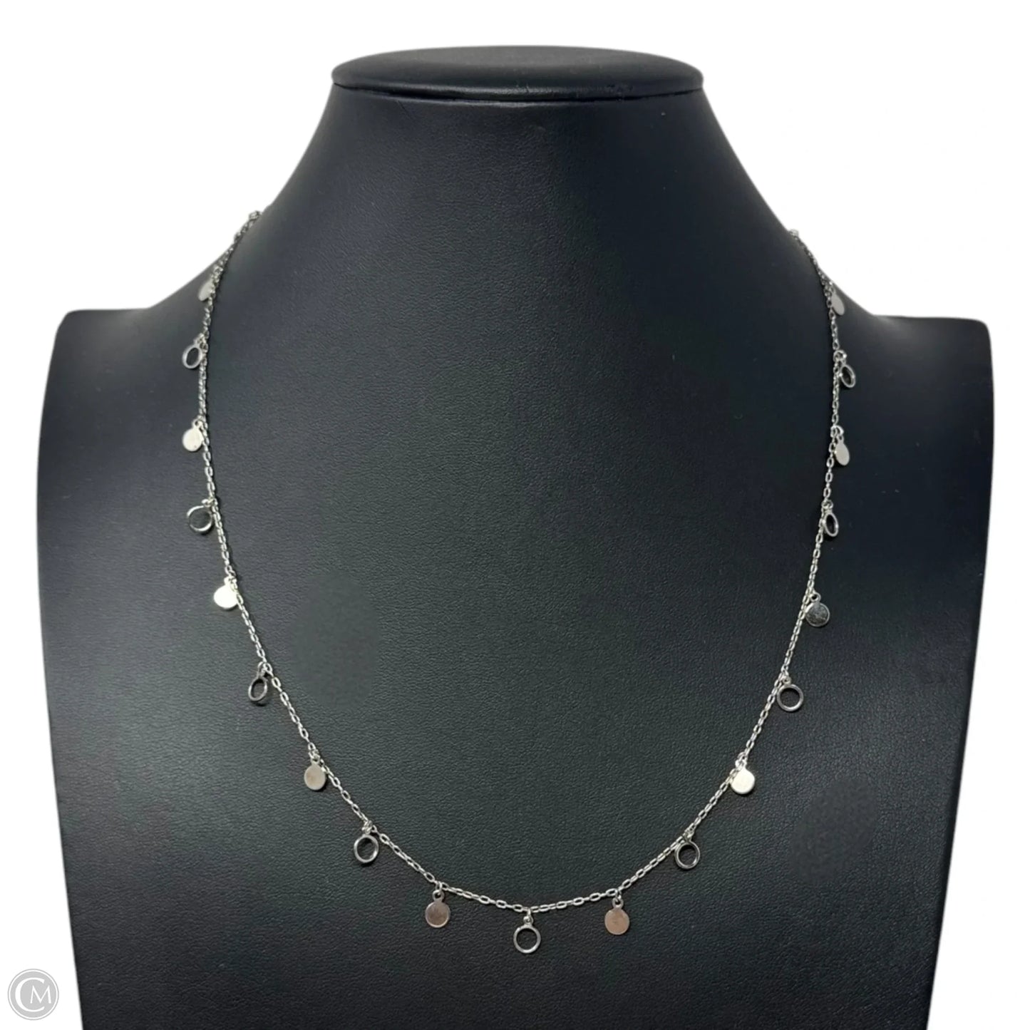 Disc Necklace Sterling Silver