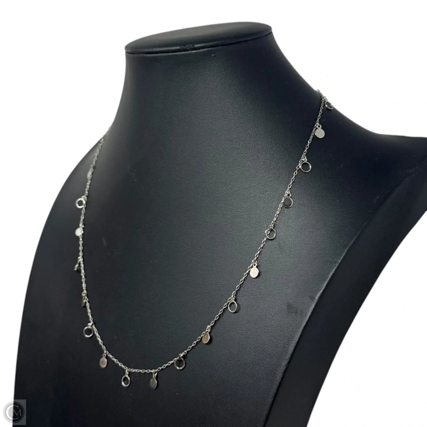 Disc Necklace Sterling Silver