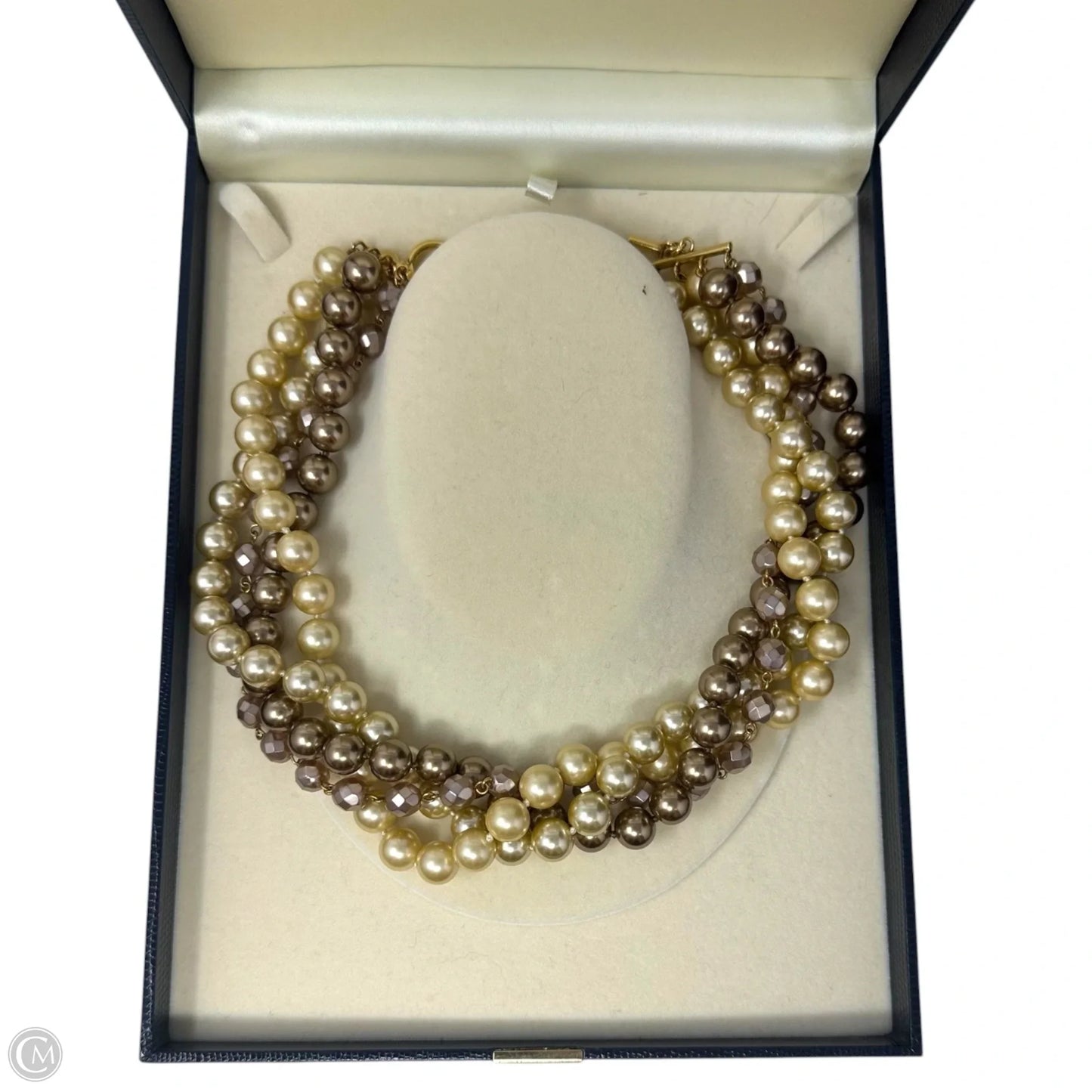 Faux Pearl Necklace Layered By Brooks Brothers