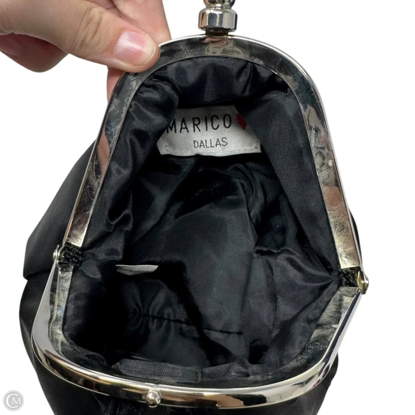 Kisslock Wristlet Clutch By Marico Dallas, Size: Small