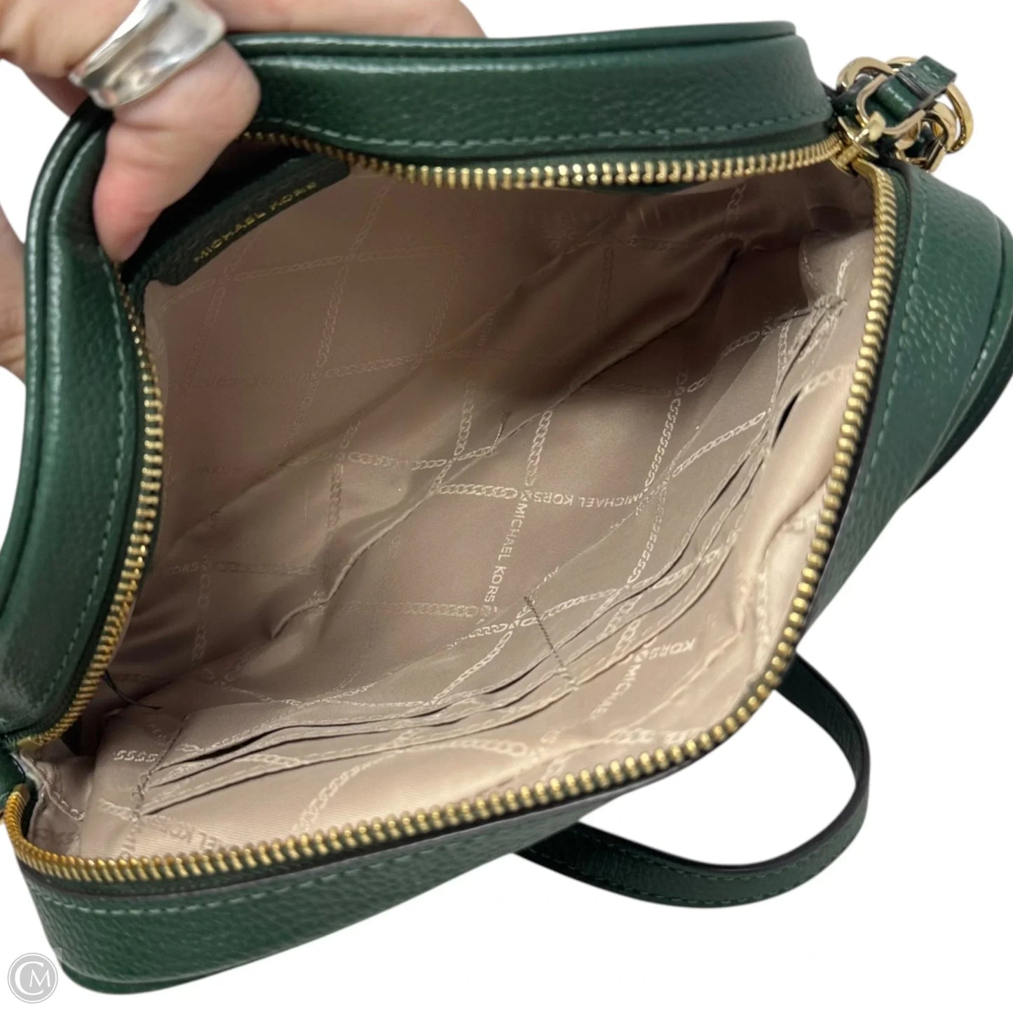 Jet Set Camera Crossbody Leather By Michael By Michael Kors, Size: Medium