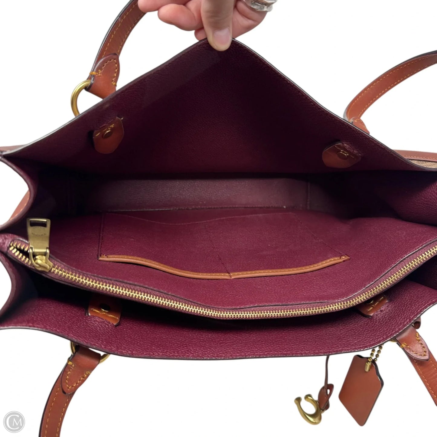 Tyler Carryall Handbag Designer By Coach, Size: Medium
