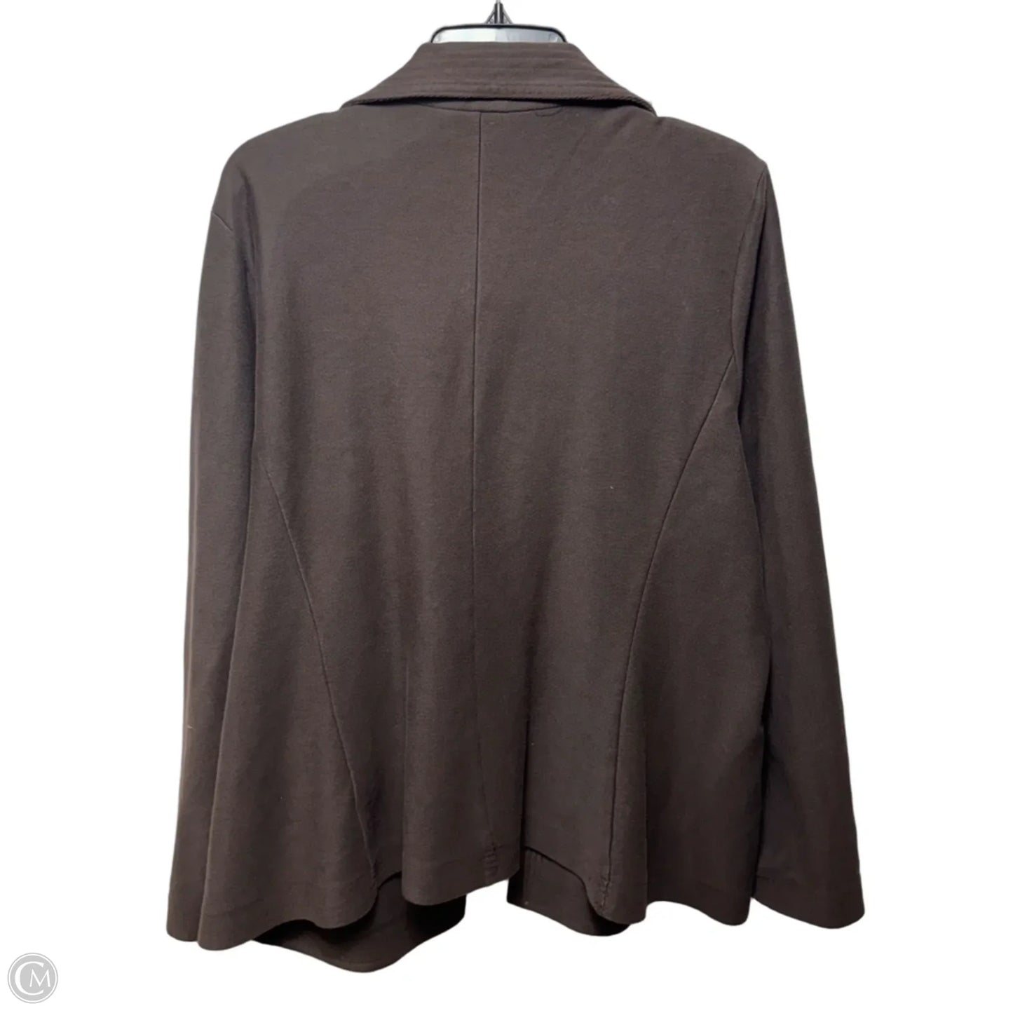 Cotton Cardigan By Eileen Fisher In Brown, Size: Xl