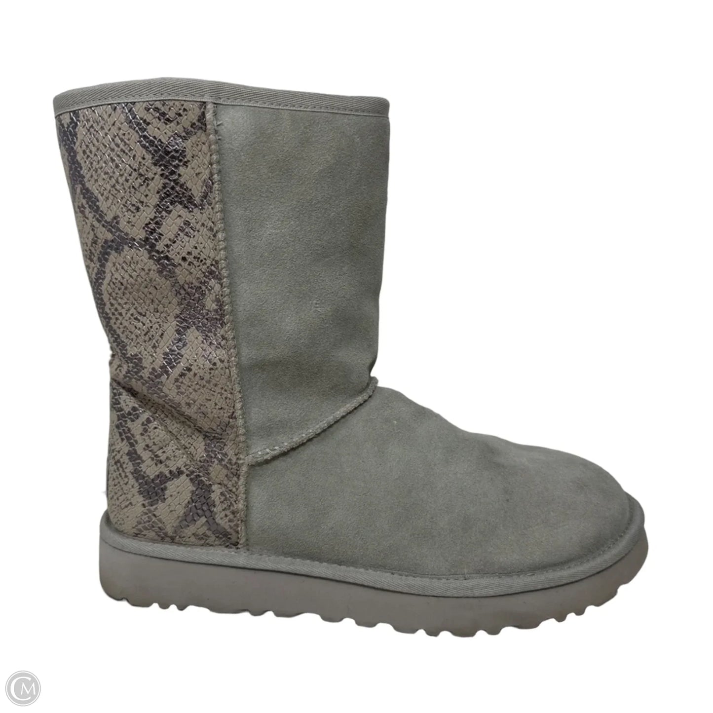 Boots Designer By Ugg In Grey, Size: 10