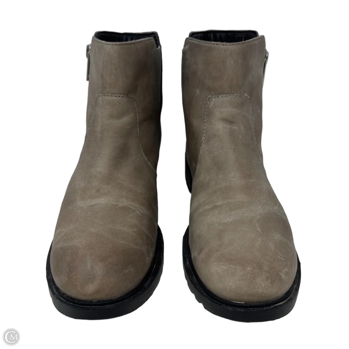 Boots Ankle Flats By Sorel In Grey & Tan, Size: 8