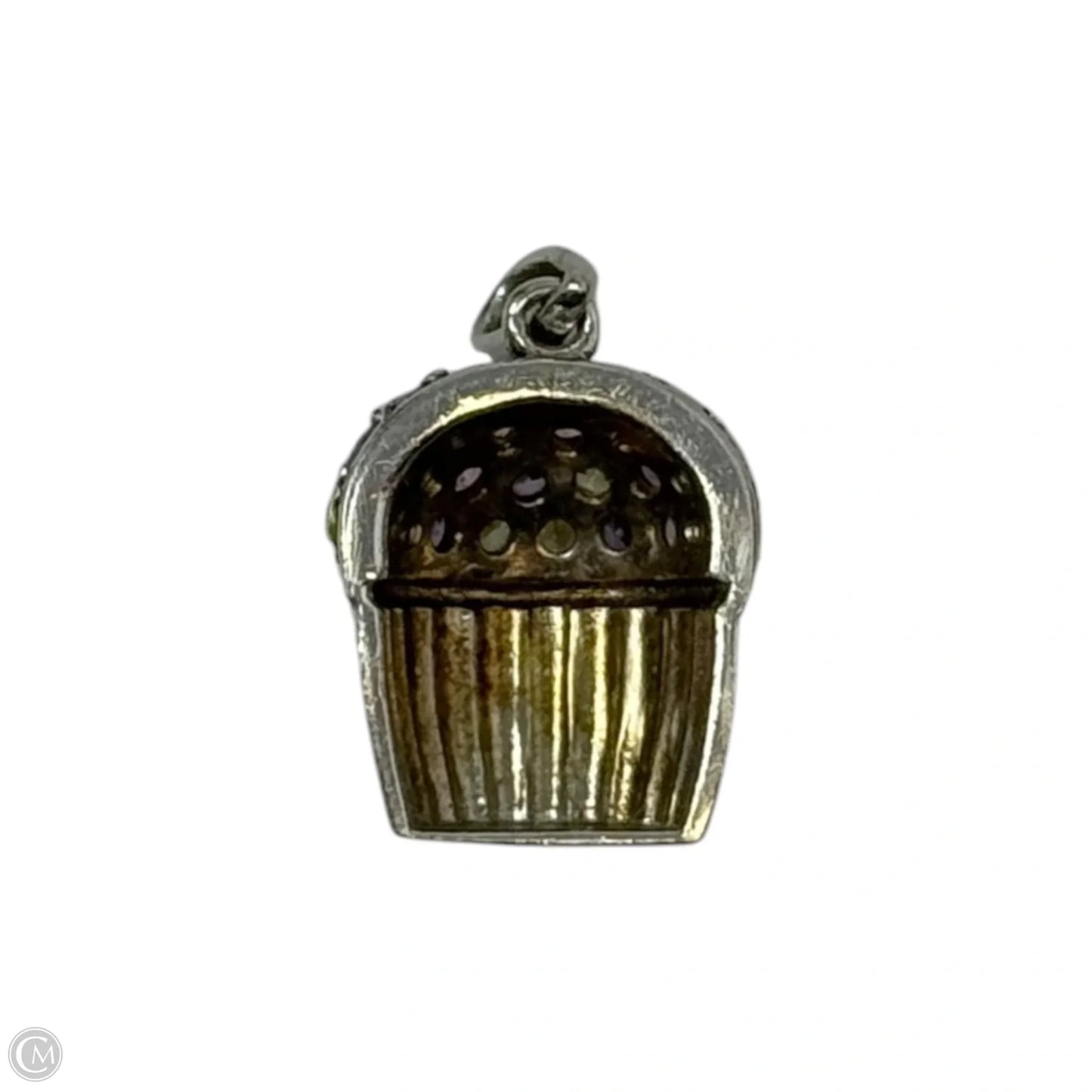 Cupcake Pendant Sterling Silver
