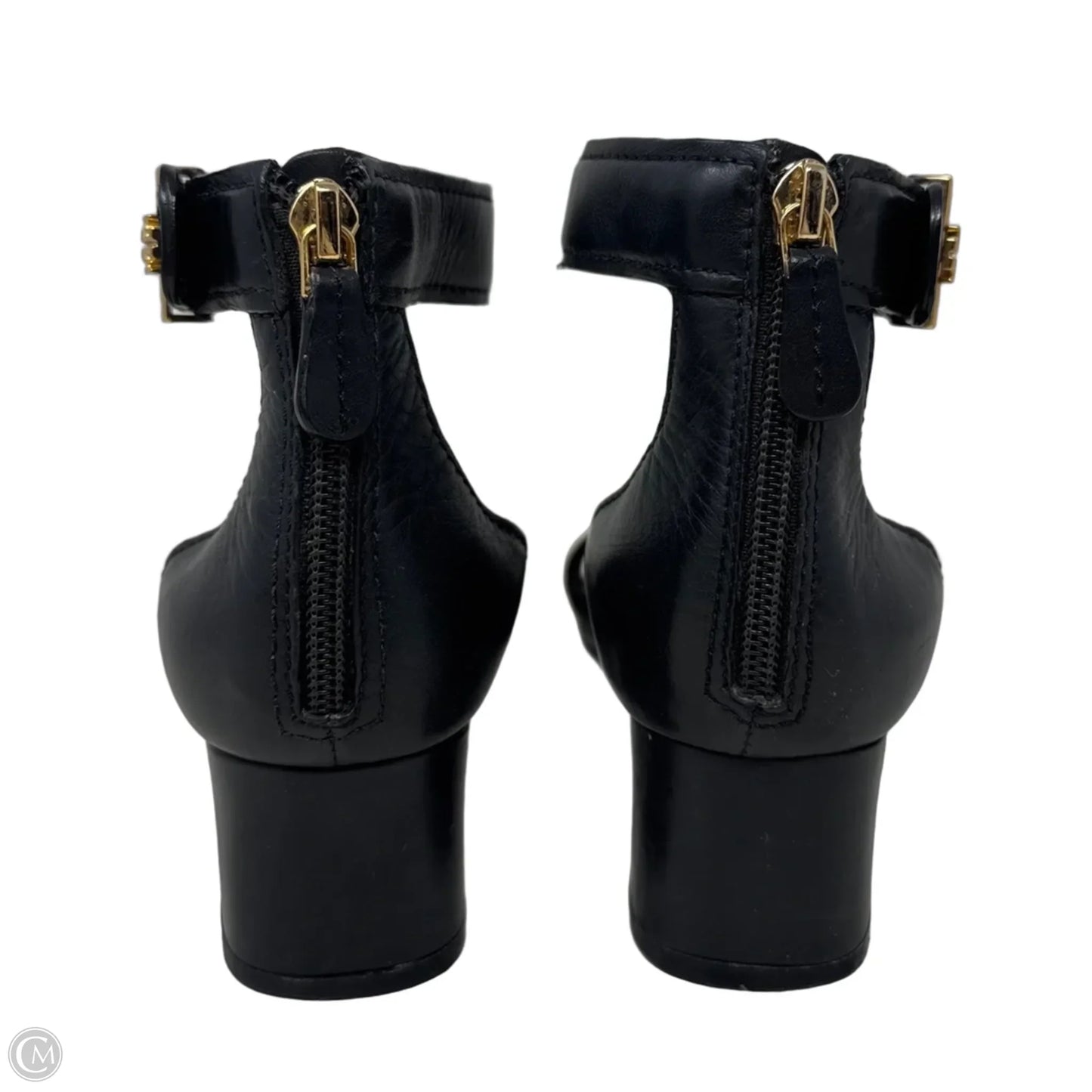 Sandals Designer By Tory Burch In Black & White, Size: 8