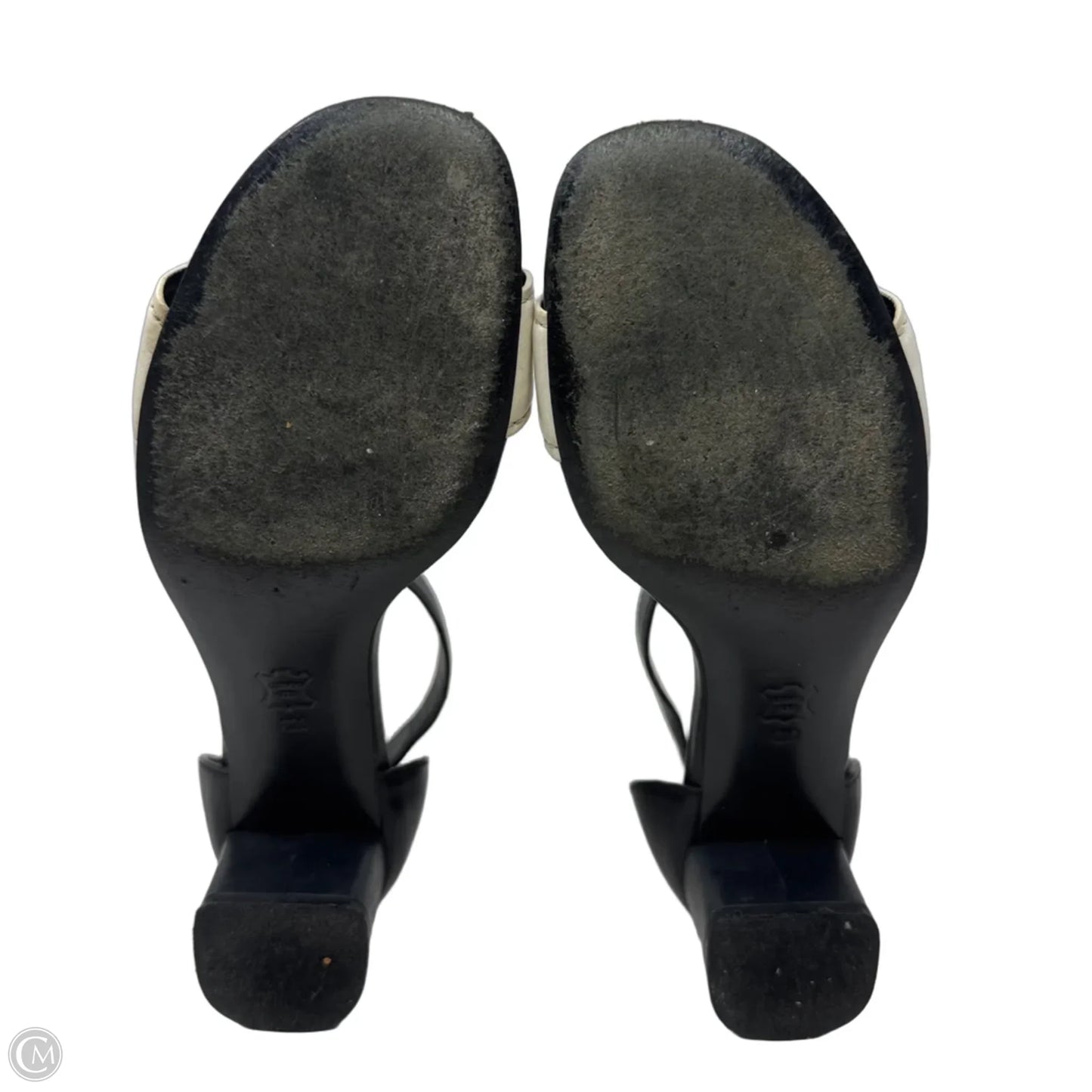 Sandals Designer By Tory Burch In Black & White, Size: 8