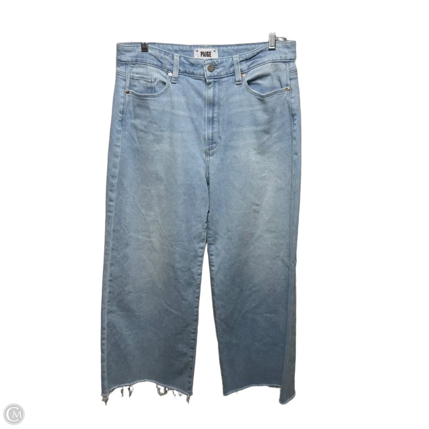 Anessa Jeans Wide Leg By Paige In Blue Denim, Size: 14/32