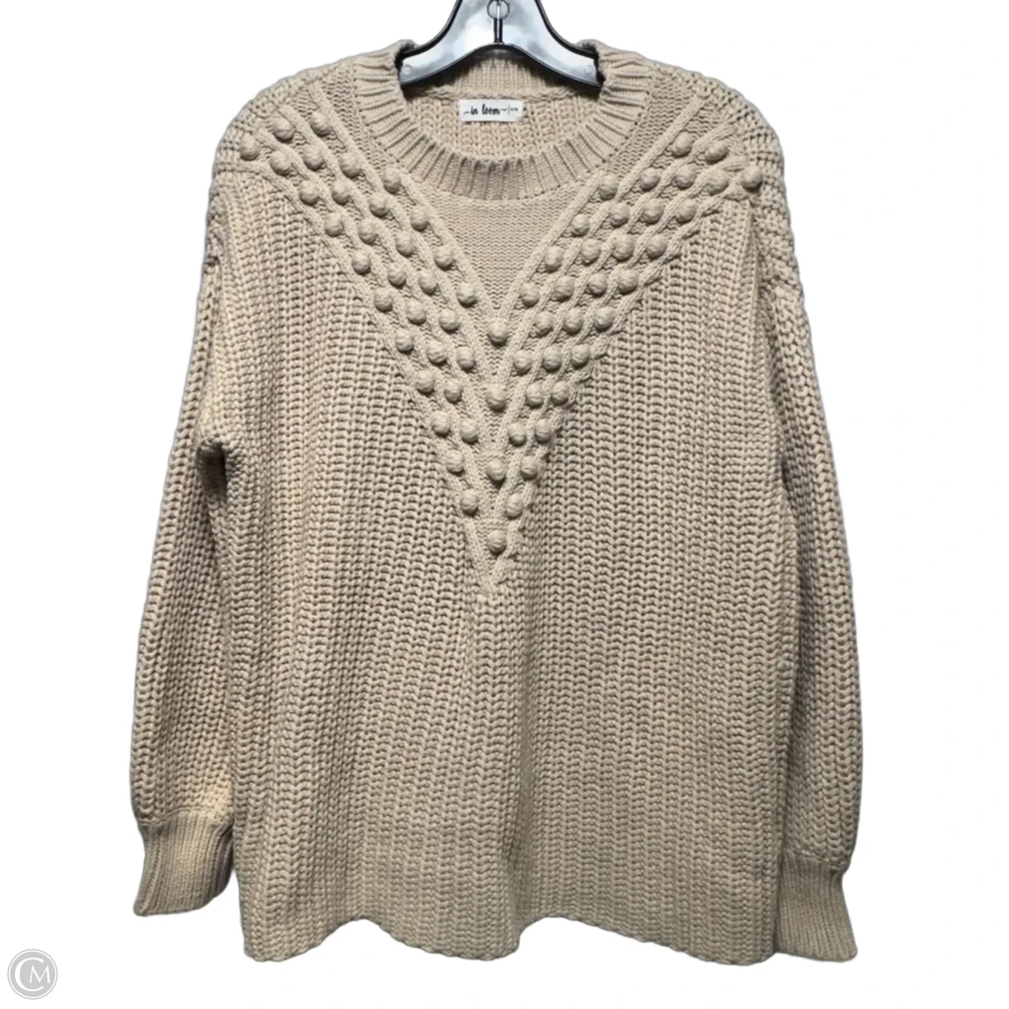 Sweater By In Loom In Cream, Size: M