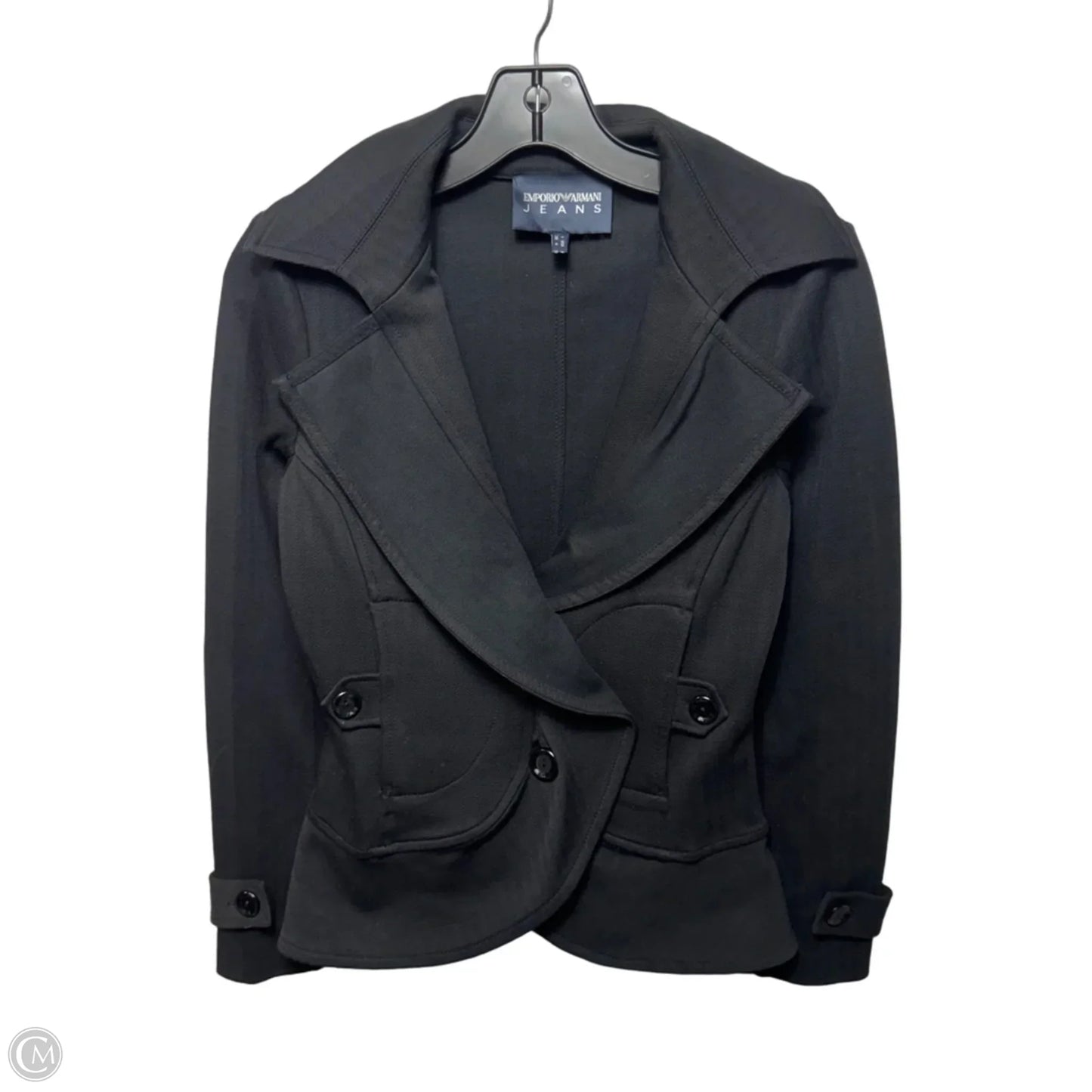 Blazer By Emporio Armani Jeans In Black, Size: 4