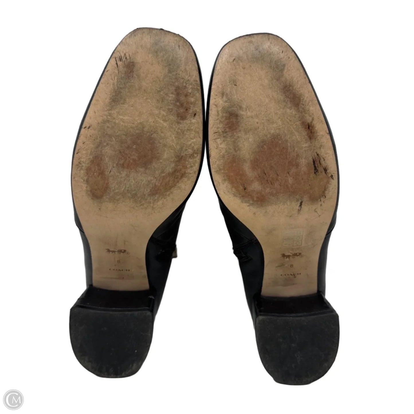 AS IS Noah Boots Designer By Coach In Black, Size: 8