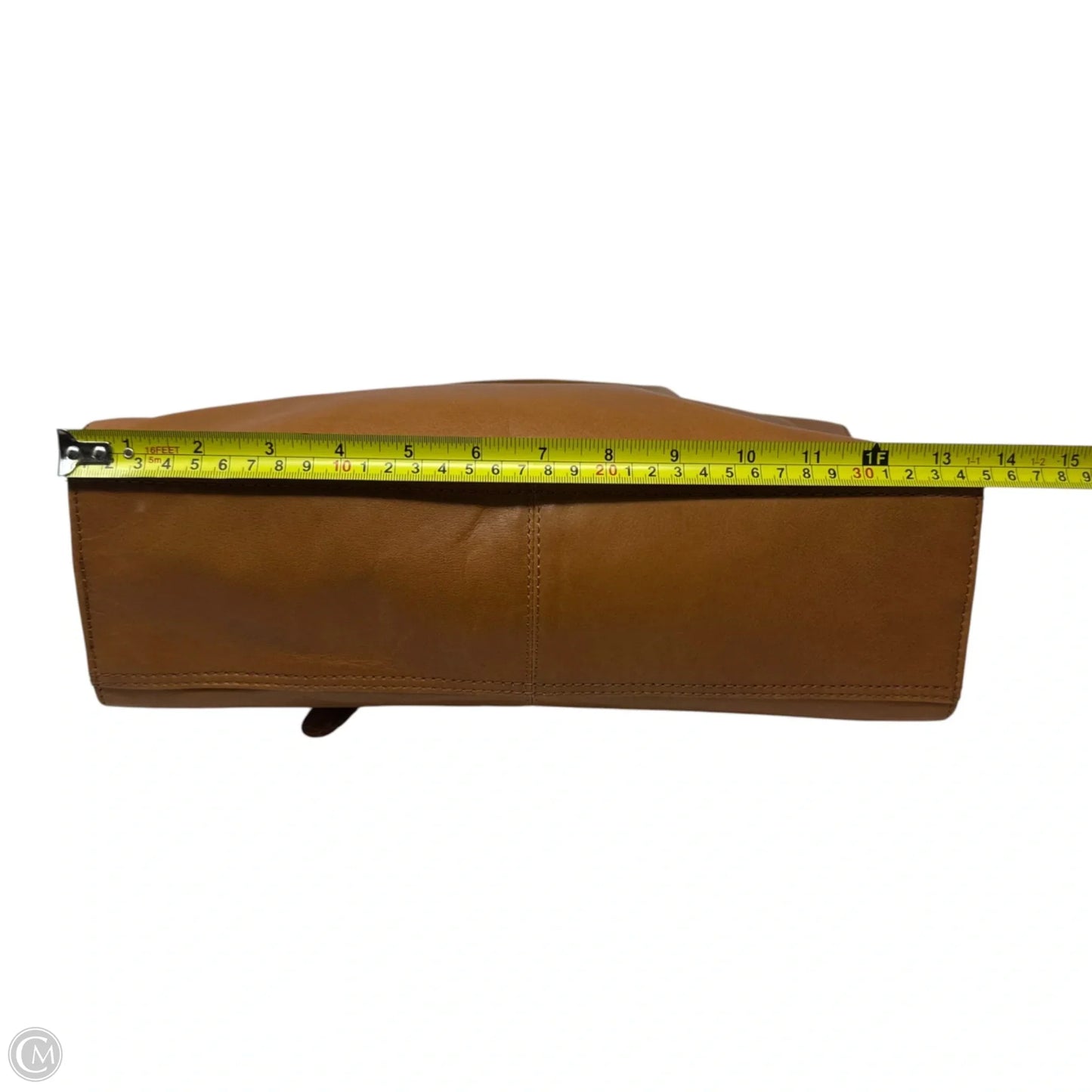 Handbag Leather By Spikes & Sparrow, Size: Medium