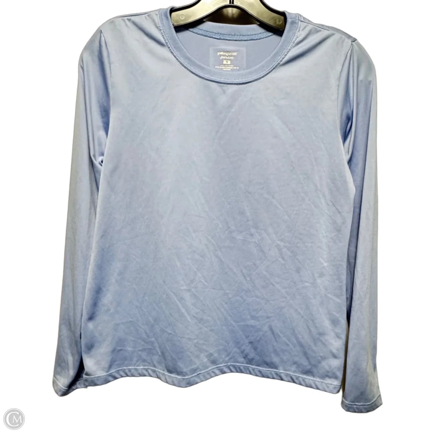 Athletic Top Long Sleeve Crewneck By Patagonia In Blue, Size: S
