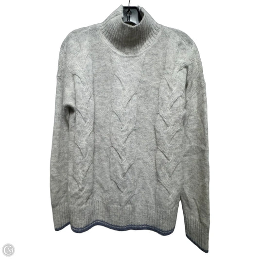 Cable Knit Cashmere Sweater By Vineyard Vines In Grey, Size: XS