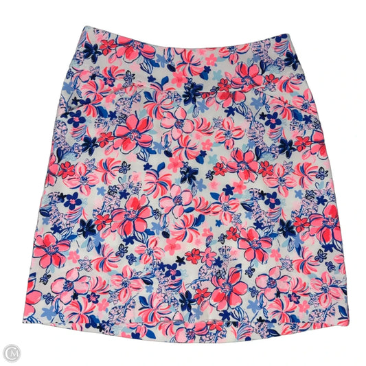 Skirt Designer By Lilly Pulitzer In Floral Print, Size: 00