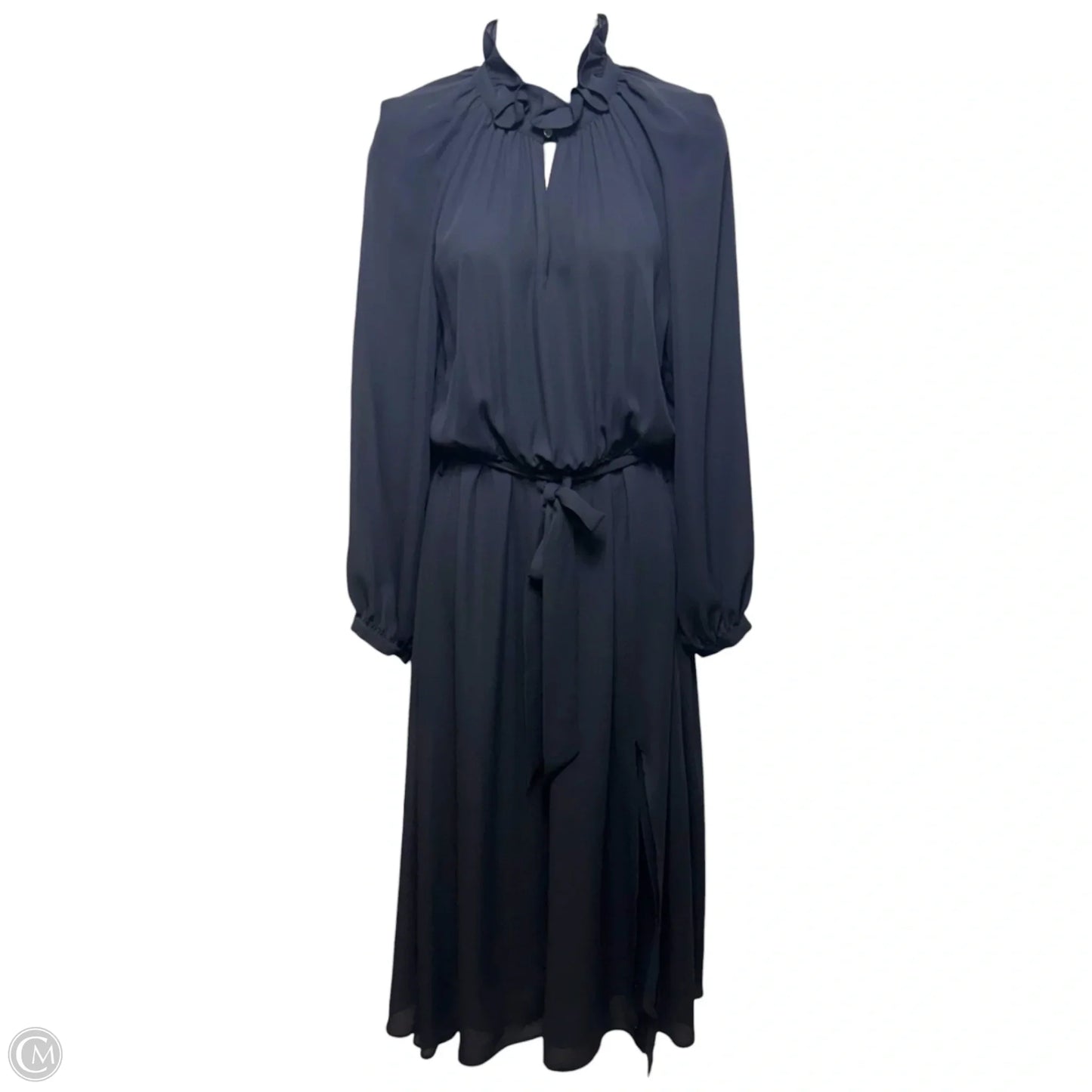 Long Dress With Victorian Collar By Claudie Pierlot In Black, Size: 2 (Fr 34)