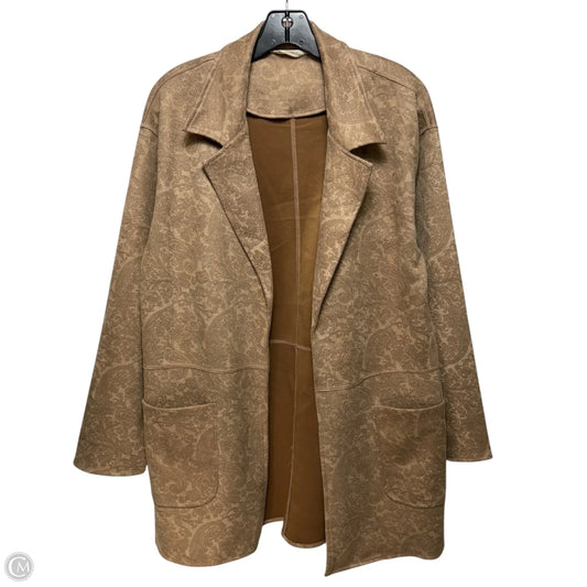 Blazer By Soft Surroundings In Tan, Size: M