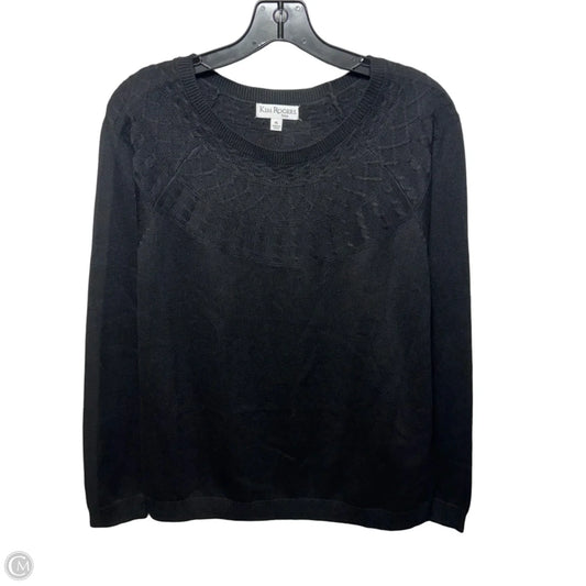 Sweater By Kim Rogers In Black, Size: Lp