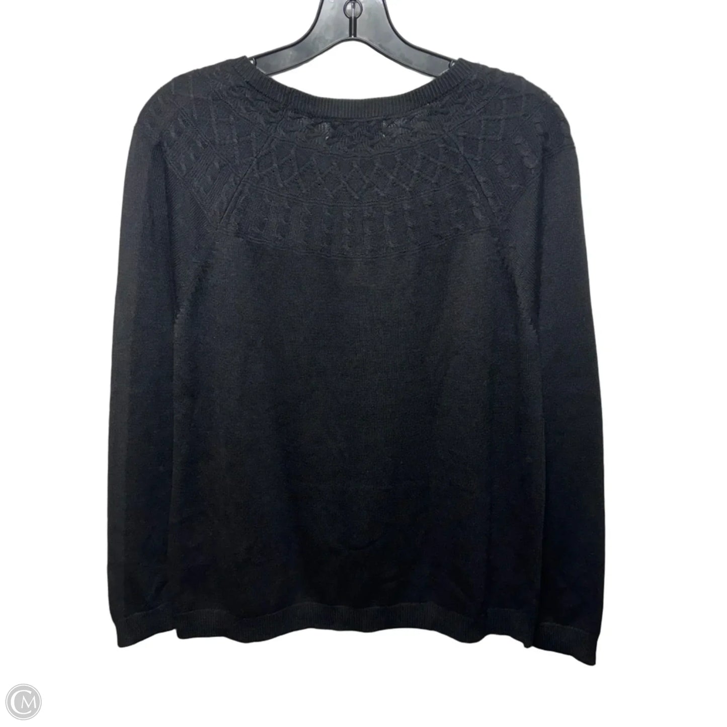 Sweater By Kim Rogers In Black, Size: Lp