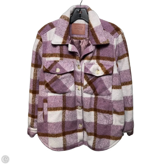 Jacket Shirt By Blanknyc In Plaid Pattern, Size: S