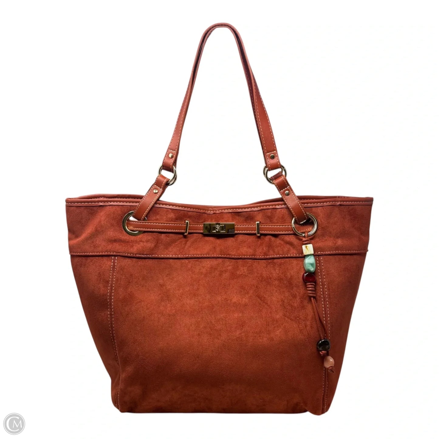 Faux Suede Tote By Steve Madden, Size: Large