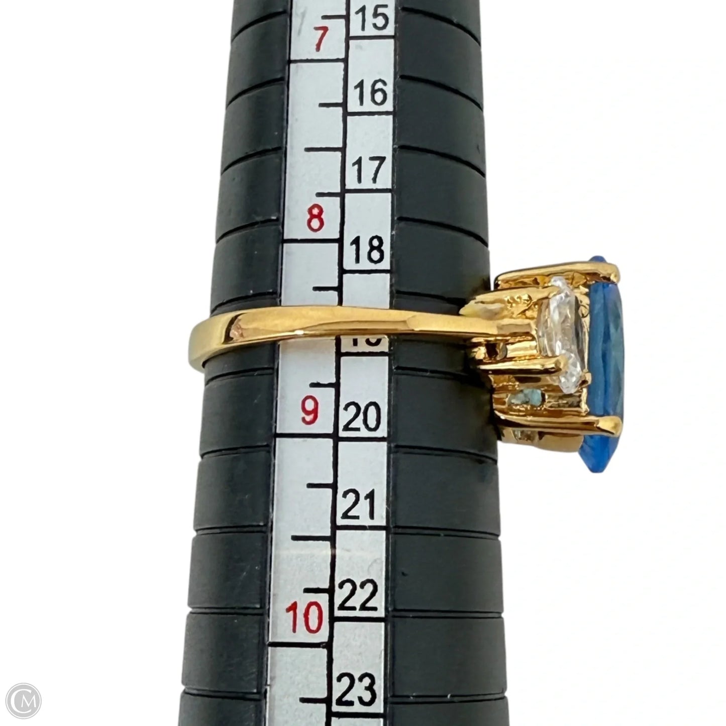 Three Stone Statement Ring, Size: 8.5