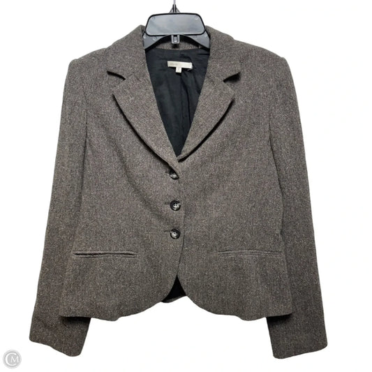 Wool Blend Blazer By Vince In Brown, Size: 12