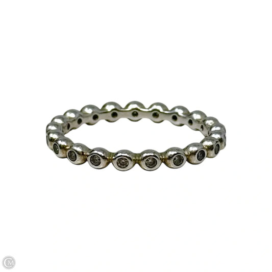 CZ Bubble Ring Sterling Silver By Pandora, Size: 9