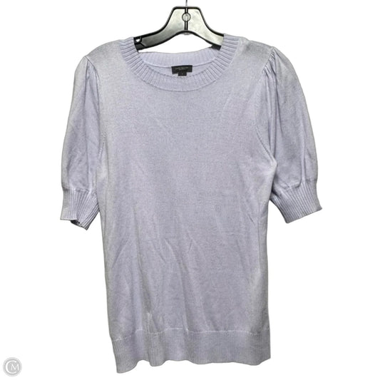 Sweater Short Sleeve By Ann Taylor In Purple, Size: S