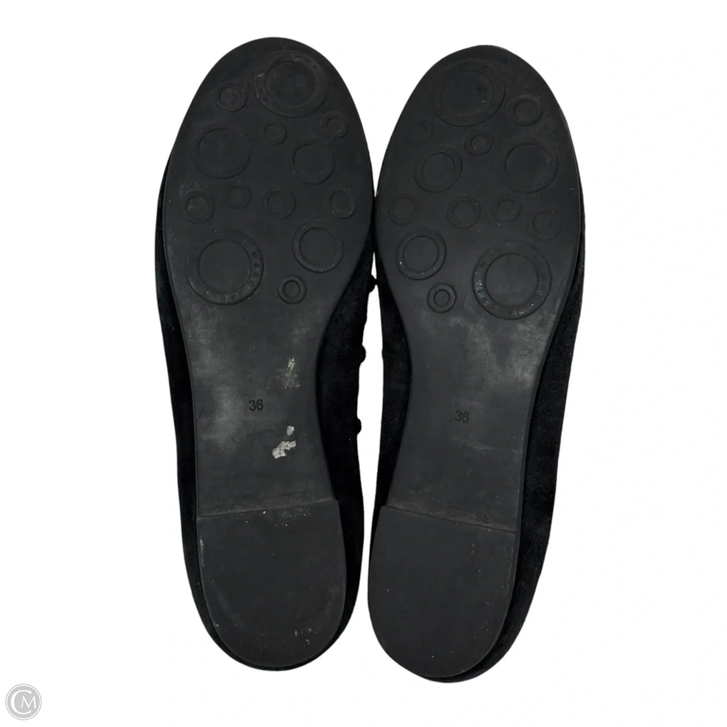 Studded Mouse Ballet Flats Luxury Designer By Marc Jacobs In Black, Size: 6 (36)