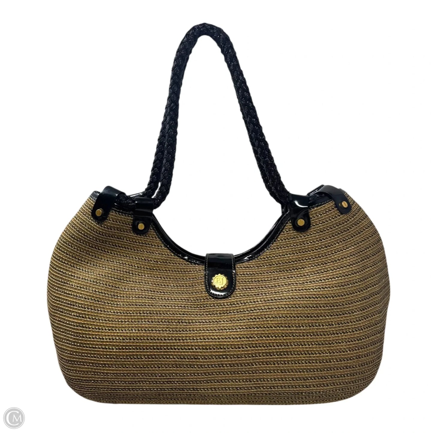 Woven Handbag By Eric Javitz, Size: Medium